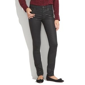 Madewell skinny skinny coated jeans